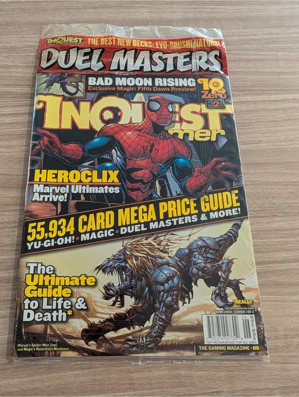 InQuest Gamer Magazine Issue 110 - June  2004 - Duel Masters, Heroclix, Yu-Gi-Oh